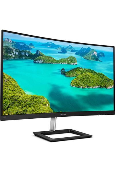 Philips Monitor Curbat Philips VA 31.5inch, 4K UHD, DisplayPort, 328E1CA/00, Negru