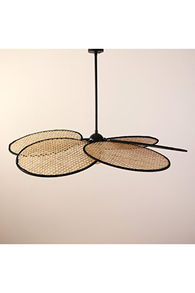 Mylamp Papatya Doğal Hazeran Avize 75 cm 30 cm