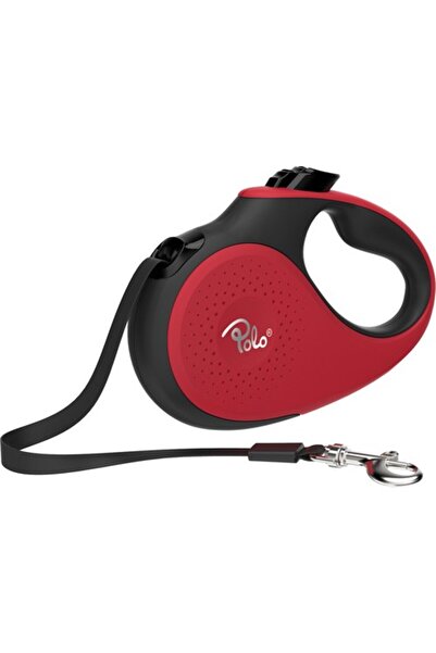 Polo مقود كلاب أوتوماتيكي أحمر من بريستيج فليكسي مقاس XS 3 أمتار/8 كجم