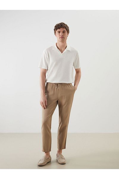 LC Waikiki Ανδρικό παντελόνι New Season Standard Fit Λινό Μικτό - S57886Z8