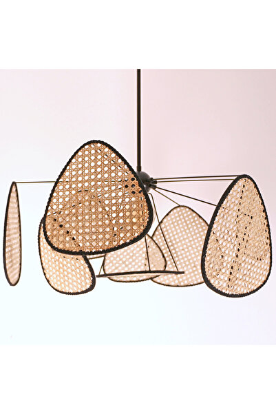 Mylamp Bulut Doğal Hazeran Avize 75 cm - 9+1 30 cm