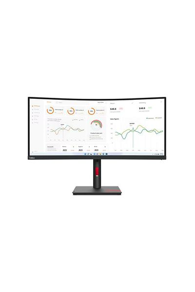 LENOVO Monitor Lenovo ThinkVision Curbat WLED T34w-30, 34 inch, 60 Hz, 4 ms, Negru