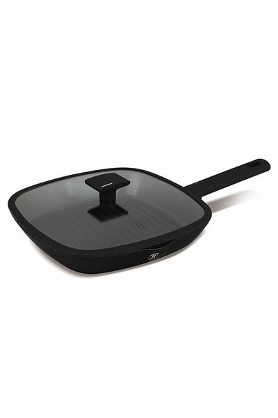 Berlinger Grill pan with lid 28 cm Matte Black Collection