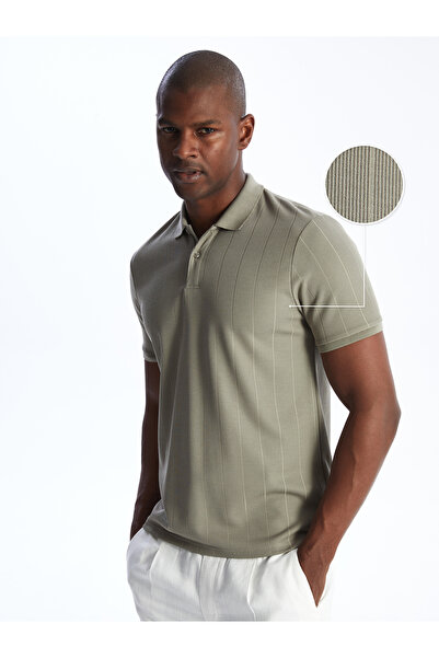 LC Waikiki Tricou bărbătesc cu guler polo, mânecă scurtă, texturat