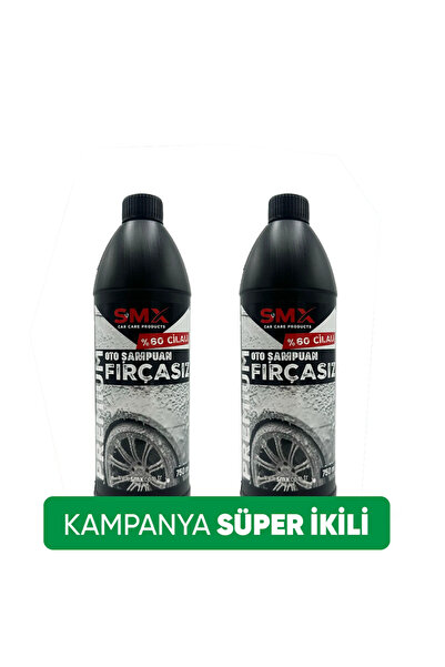 SMX %60 Cilalı Fırçasız Oto Şampuanı 750 ml 2 Adet