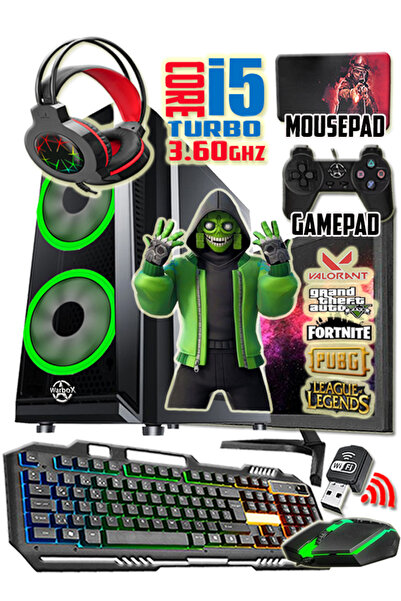 WARBOX Mamba Intel-i5 Turbo:3.90ghz 16gb Ram 240gb Ssd 250gb Hdd R7 240-4gb E...