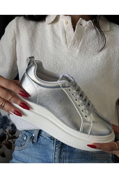Zuum Tenis casual de damă - argintiu