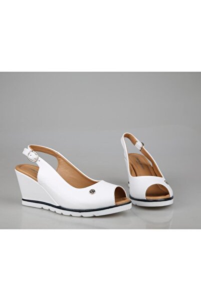 Pierre Cardin pc-54596 Beyaz Kadın Topuklu Ayakkabı