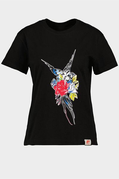 Pegas Tricou obișnuit din bumbac Flowers W