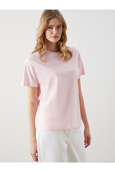 LC Waikiki Tricou de damă cu guler rotund, imprimat Los Angeles