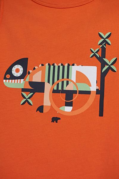 Bad Bear Orange Jonah Tank-Top Children's Undershirt Model 25.06.07.018-C38