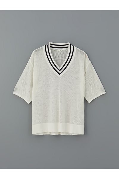 LC Waikiki V-Neck Openwork Women's Knitwear Sweater