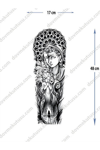 pivok Geçici Kol Kaplama Dövme – Çocuk Ve Anne Figür Geçici Dövme Tattoo(STIC...