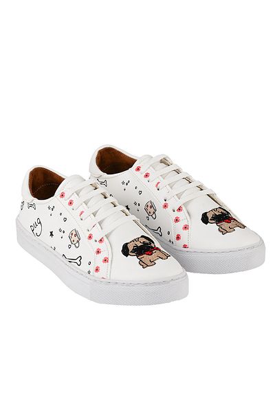 NOOSY Embroidered Printed Women's Sneaker
