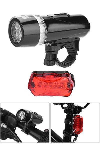 Telvesse Ön-Arka Set Bisiklet Feneri Pilli 500 Lümen 3 MOD Flaşörlü Bisiklet ...