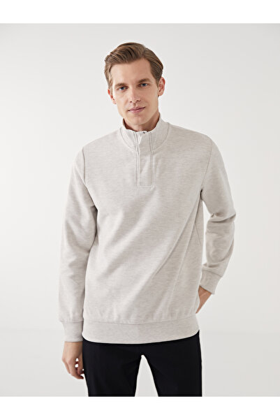 LC Waikiki Мъжки суичър с яка и стойка