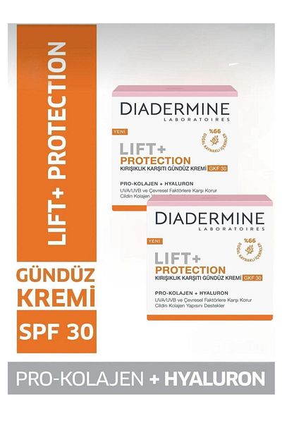 Diadermine Lift Firming and Sunscreen Cream Spf 30 50 ml X 2 Pcs