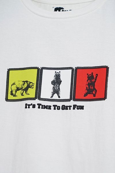 Bad Bear Children's White T-Shirt 25.06.07.002-C04