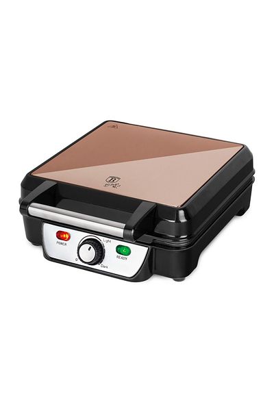Berlinger Waffle maker for 4 waffles Rosegold Metallic Line