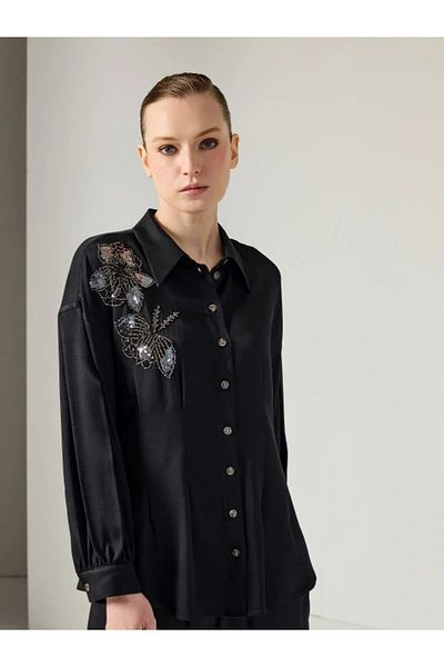 Unique - CAMISA BRODATĂ FLOŞ