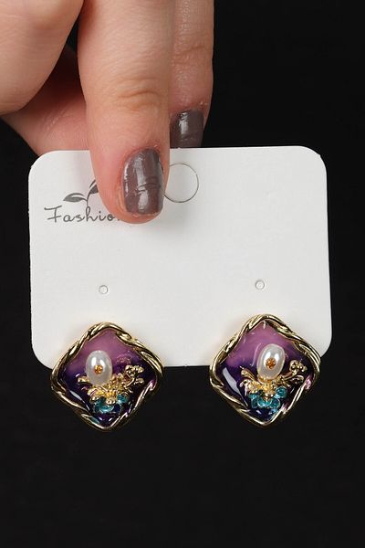 Jack Ferrero Women's Mineli Steel Earrings
