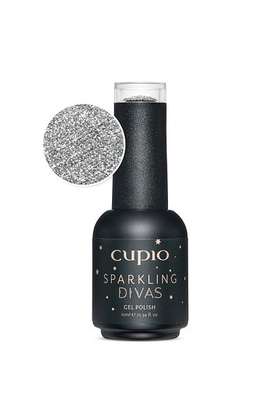 Cupio Oja semipermanenta Sparkling Divas Collection - Clutch Argintiu
