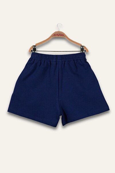 Zeyland Kız Çocuk Penye Kısa Şort - Lacivert