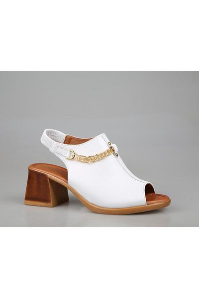 Pierre Cardin Pc-54632 White Women's Heeled Shoes