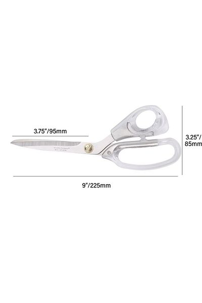 OZN AKSESUAR Professional Tailor Scissors Stainless Steel Fabric Cutting Scissors 23.5 cm