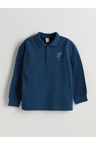 LC Waikiki Bedrucktes Jungen-T-Shirt mit Rollkragen