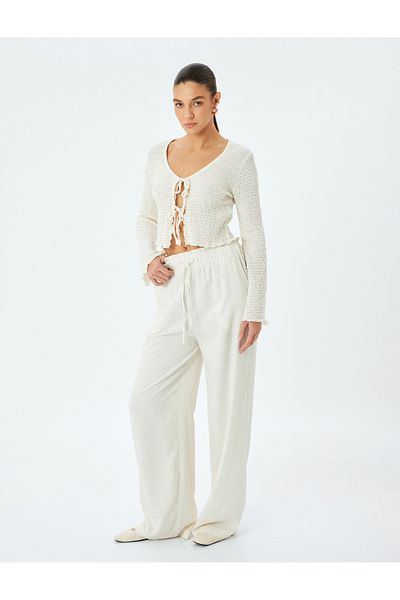 Koton beige Wide Leg Pants