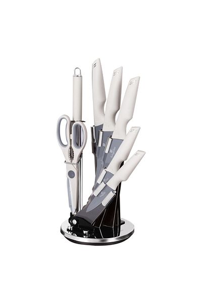 Berlinger Aspen Collection 8-piece non-stick knife set in holder