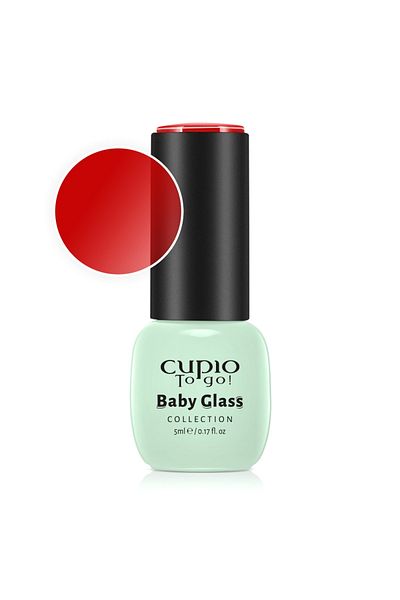 Cupio Oja semipermanenta Baby Glass Collection - Luminous Red 5ml