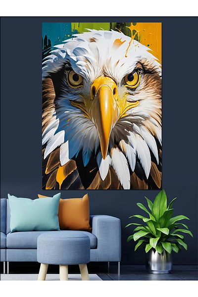 Tablomega Pânză decorativă Eagle's Eye - Lemn MDF