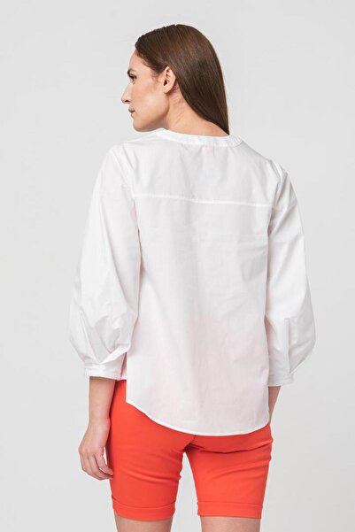 Pegas Bavlnená spoločenská blúzka s dlhým rukávom