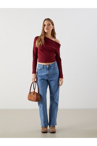 LC Waikiki Γυναικείο κορμάκι Boat Neck