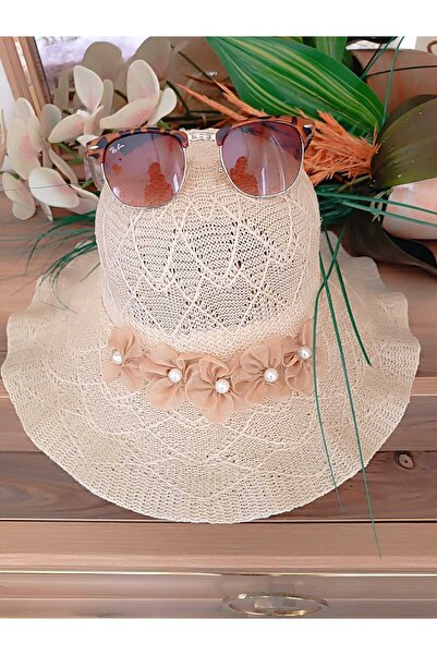 Yalçın tekstil قبعة فوتير جيدة مع القوس والخرز