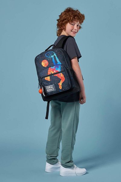 Coral High Set de 3 modele de baschet - rucsac de școală
