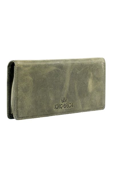 king brich Kingbrich Logo Classic Genuine Leather Wallet
