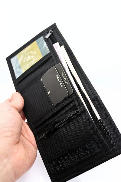 GUZZYLife CHILDREN'S WALLET FABRIC WALLET WITH CIRT ZIPPER AND MONEY COMPARTMENT
