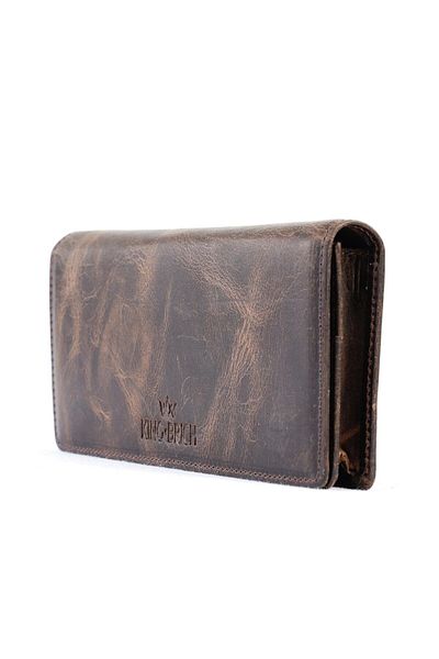 king brich Kingbrich Logo Classic Genuine Leather Wallet