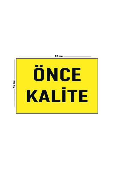 Lucena Metal First Quality 15 cm X 20 cm Warning Sign Direction Sign