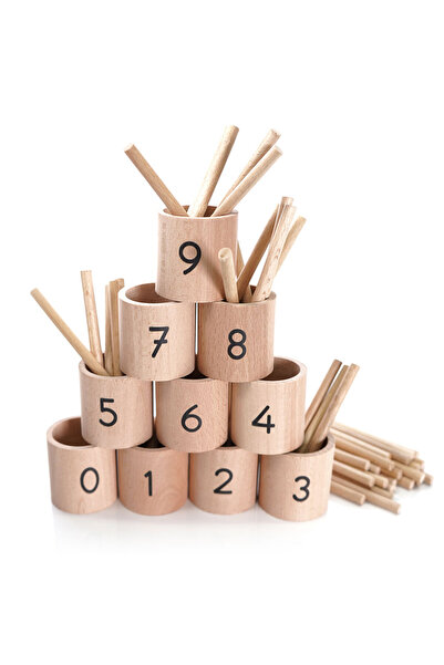BALATOYZ Montessori Number Sticks and Bowls
