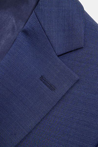 W Collection Dark Blue Regular Fit Suit