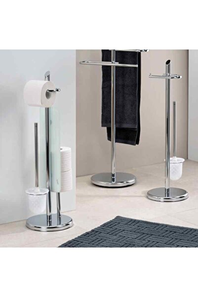 KELA Keck Lang Ken silver metal toilet set