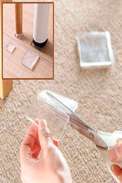 Tor Store 4'lü Set Beyaz Eşya Sandalye Koltuk Masa Dolap İçin Kayma Önleyici ...