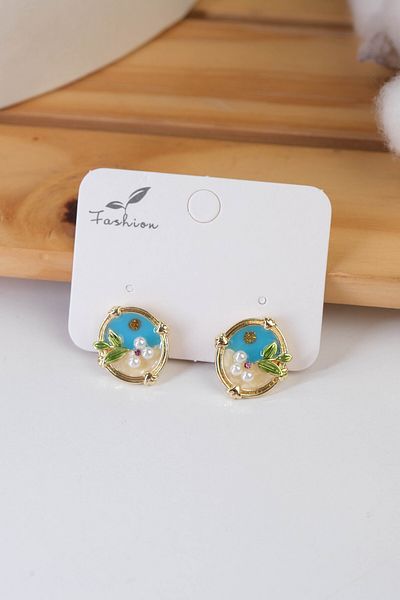 Jack Ferrero Mineli Steel Color Throwaway Earrings