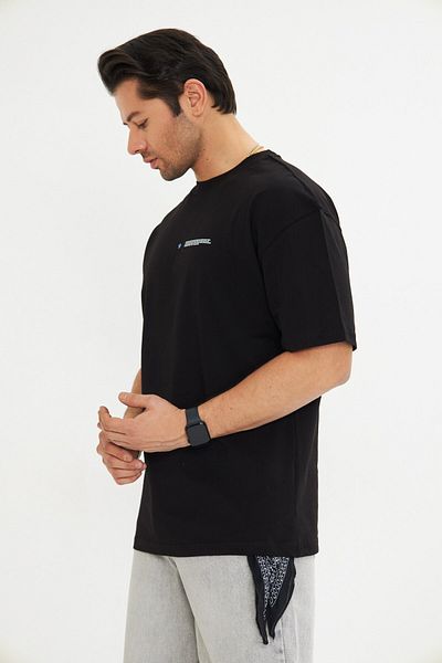 The Champ Clothing Ανδρικό μπλουζάκι Los Angeles Print 100% Cotton Oversize
