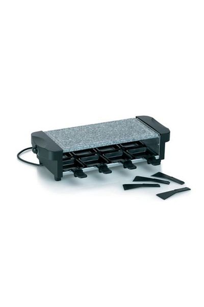 KELA Keck Lang Gratar raclette CENERI cu suprafata gratar granit 8 tigai