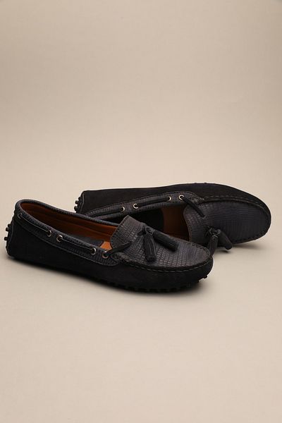 Gondol Women's Real Deeri Classic Loafer Blue Milk 37 Ttx.70112